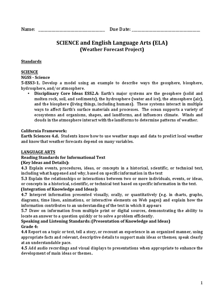 Weather system essay example picture