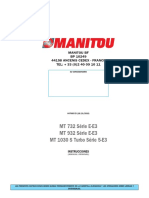Manual Instrucción MT1030S TURBO S5E3
