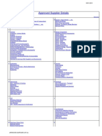 Approved Supplier List-Up To 2012