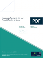 Measures of systemic risk and financial fragility in Korea.pdf