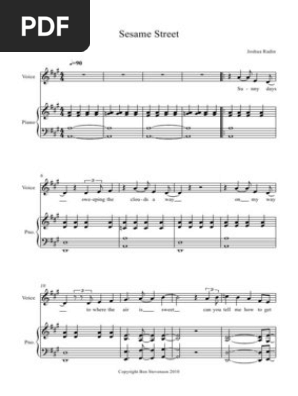 Sesame Street Joshua Radin Leisure