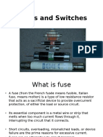 Fuses and Switches ppts by vk mehta 