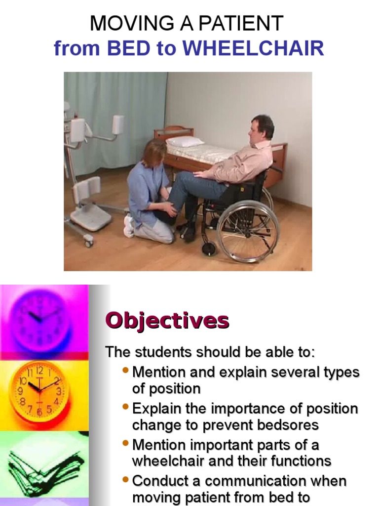From Bed To Wheelchair Moving A Patient PDF Wellness Medical