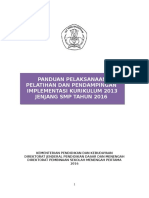 Panduan Pelatihan Dan Pendampingan K13_SMP