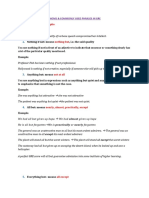 GRE - Idioms & Complex Sentences Examples PDF