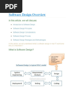 Software Design Overview