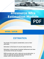 Eresource Nfra Estimation Module