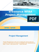 Eresource NFRA Project Management