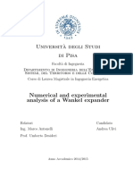 Numerical and Experimental Analysis of a Wankel Expander
