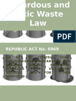 Hazardous and Toxic Waste Law