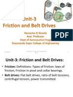 Unit-3 - Friction and Belt Drives