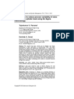 A Case Study: To Reduce Process Variability of Valve Seat Depth in Cylinder Head Using Six Sigma Methodology