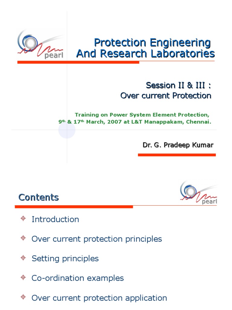 02 03 Overcurrent Protection | PDF | Relay | Fuse (Electrical)