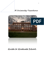 Guide To Graduate Studies PDF