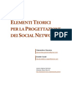 Elementi Teorici per la Progettazione dei Social Network (1 0) 20070924