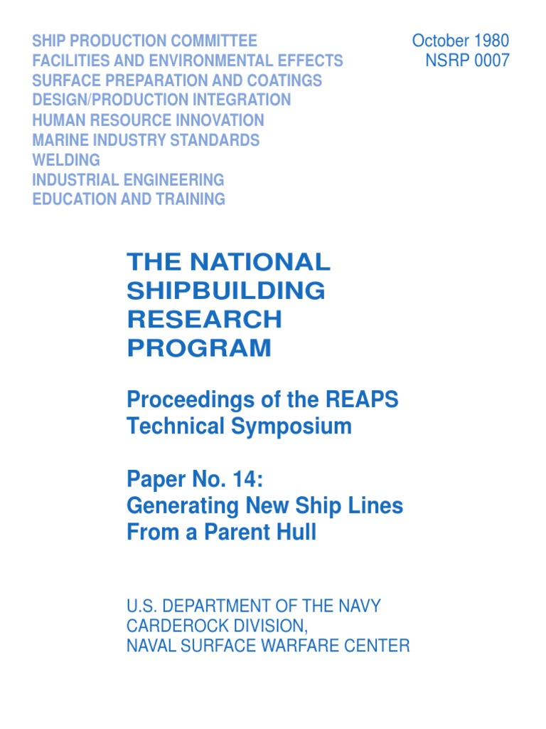 Generating New Ship Lines | PDF | Hull (Watercraft) | Area