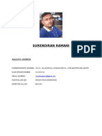 Surendiran Ramani Resume