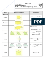 Areas e Volumes