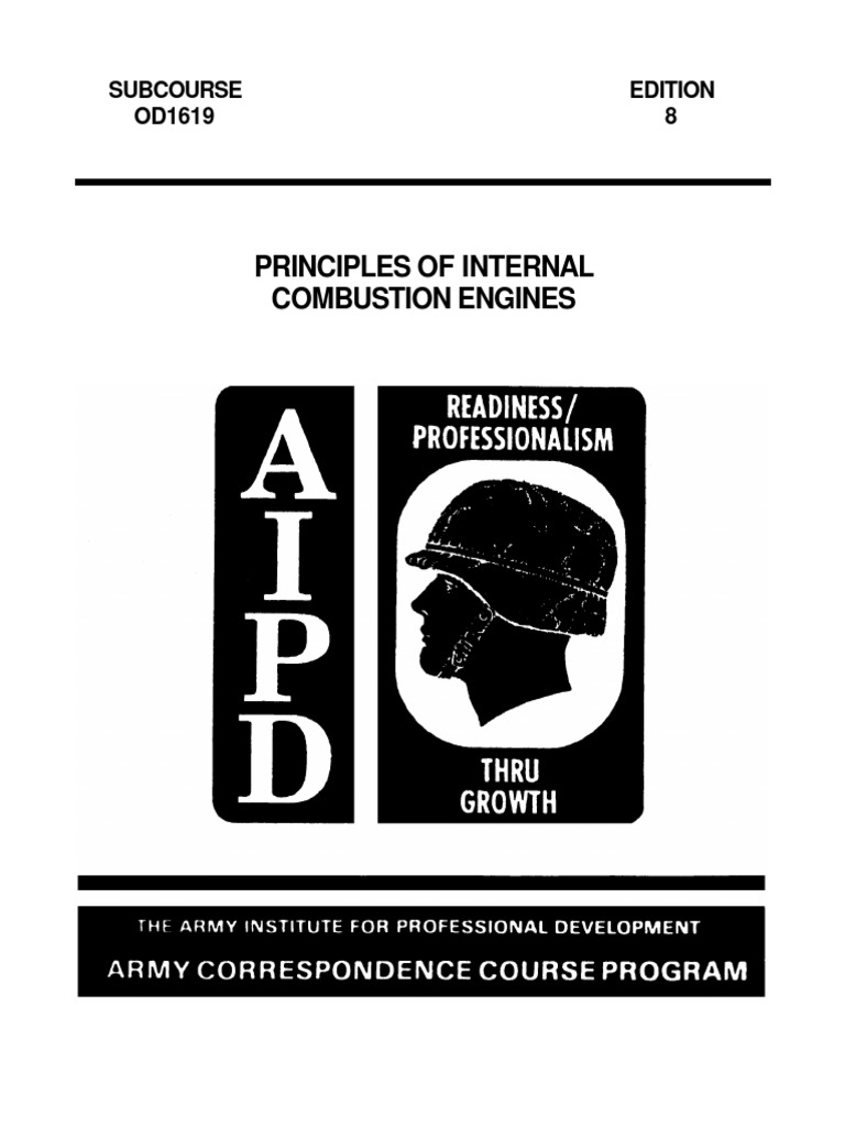 Internal Combustion Engine Principles | PDF | Internal Combustion ...