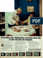TV Colorida Telefunken 1977