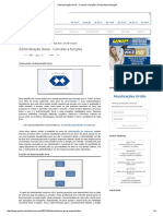 Administração Geral - Conceito e Funções - Portal Administração PDF