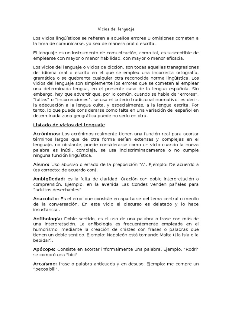Errores Comunes en el Español | PDF | Palabra | Lengua española