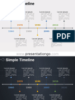 Simple Timeline Diagram PGo