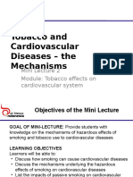 Tobacco and Cardiovascular Diseases - The Mechanisms: Mini Lecture 2 Module: Tobacco Effects On Cardiovascular System