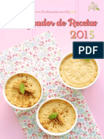 Planificador de Recetas 2015 Flor de Azahar