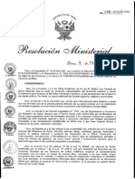 (2016) RM 078-2016-MINSA - Modifica NT 022 Gestión de La Historia Clínica v2.0 - Consent Inf. Docencia