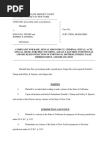 Amended Complaint Filed 9/30/2016 