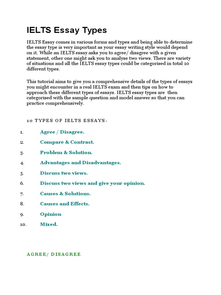 5 major types of essays image