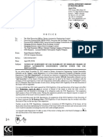 Notices of Suspension of CDS Eligibility of Dewan Automotive Engineering Limited