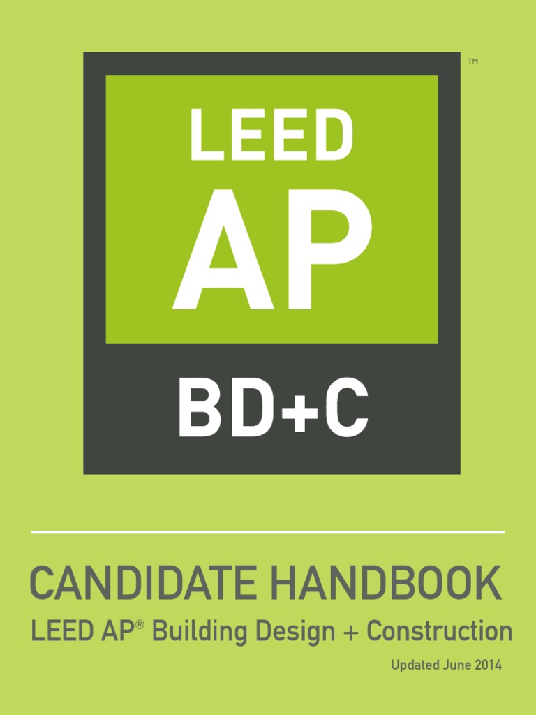 LEEDv4 BDC Candidate Handbook PDF | PDF | Leadership In Energy And ...
