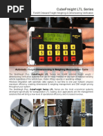 Forklift Onboard Freight Weight & Dimensioning Systems, CubeFreight LTL 2P V2