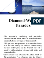 Water and Diamond Paradox