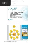 TOGAF V91 M0 Course Intro