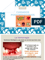 Exodoncia CUIDADOS-POSTOPERATORIOS