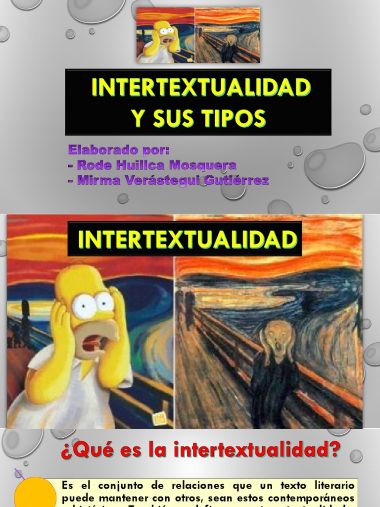 Tipos de Intertextualidad Literaria | PDF | Intertextualidad | Poesía