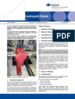 Filtration of Hydraulic Fluids: DGUV-Information