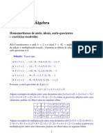 Introd Algebra Exercicios Resolvidos 6 Lenimar N Andrade PDF