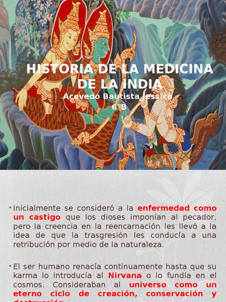 Historia de La Medicina de La India Vedas Medicina