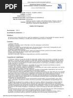 Ementa Do Curso - Álgebra Linear I