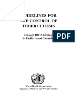 WHO Tuberculosis Guidelines 1999