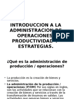 FUNCIÓN EMPRESARIAL - OPERACIONES