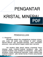 Pengantar Kristal Mineral-2015