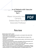 Nursing Care of Patients With Vascular Disorders Part I
