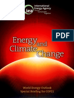Energy Climate Change: World Energy Outlook Special Briefing For COP21