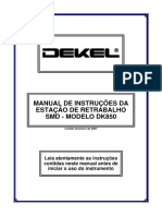 MANUAL DE INSTRUÇÕES DA ESTAÇÃO DE RETRABALHO SMD - MODELO DK850