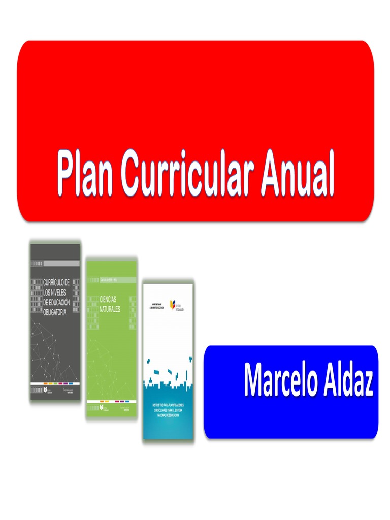 Presentación Plan Curricular Anual | PDF | Plan de estudios | Aprendizaje